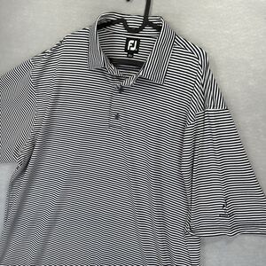 FootJoy Men’s XXL Golf Polo Shirt River Hills Country Club Logo Performance Navy